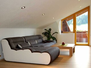 Ferienwohnung Stubenböck Wohnzimmer