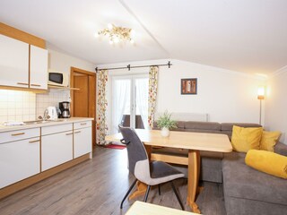Küchenblock im Wohnraum