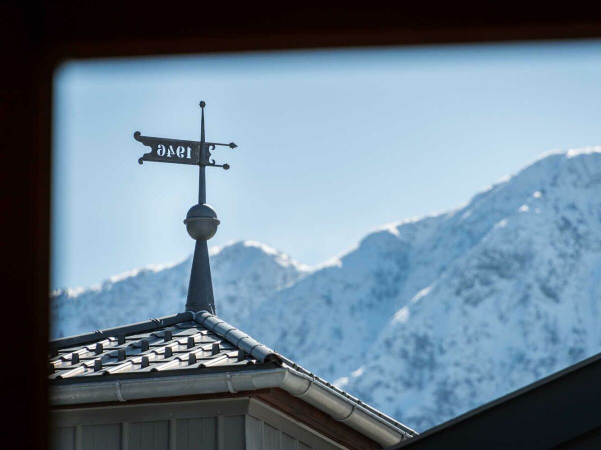 Aussicht auf die Berge - Appartementhaus Alpenrose