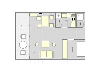 Apartment - Grundriss