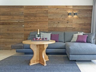 Wohnzimmer Couch - Appartement Sonnjoch