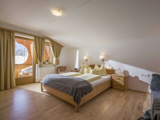 Schlafzimmer im Appartement Tristenau