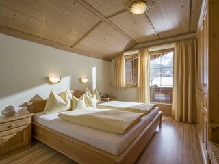 Schlafzimmer im Appartement Karwendel