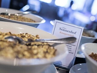 Frühstücksbuffet Müsliecke
