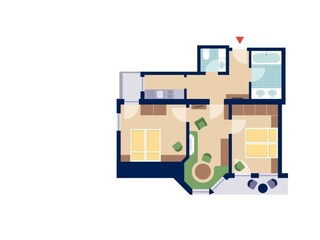 Appartement Natur - Grundriss Beispiel