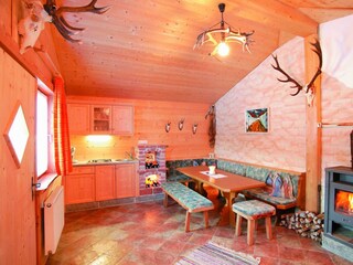 gemütliche Wohnküche - Chalet Grossmitt