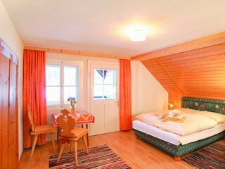 Doppelbett Schlafzimmer - Chalet Grossmitt