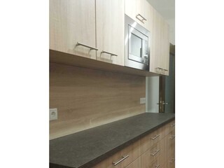 Küche - auch mit Mikrowelle ausgestattet