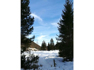 Traumlandschaft in weiss zum Wandern