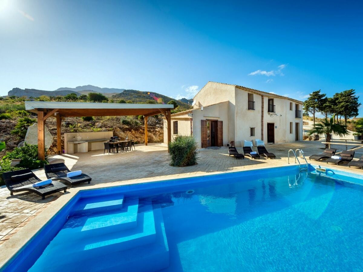 Beautiful pool in the outdoor area of the villa