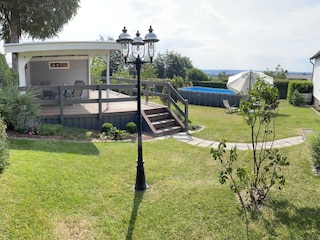 Garten des Ferienhauses