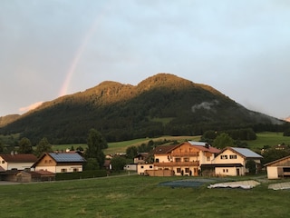 Abendstimmung vom Balkon