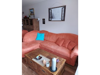 Gemütliche Sitzecke (ein Bett optional ausziehbar)