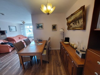 Der Essbereich - rustikal-gemütlich