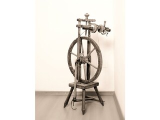 altes Spinnrad