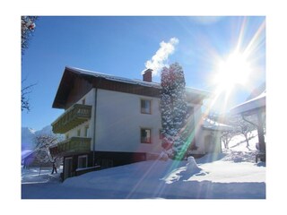 Ferienhaus im Winter