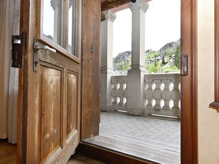 Blick auf Balkon - Loggia