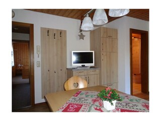 Blick ins separate, dazubuchbare Schlafzimmer