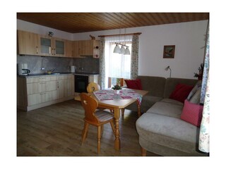 Neue Wohnküche der Edelweißwohnung