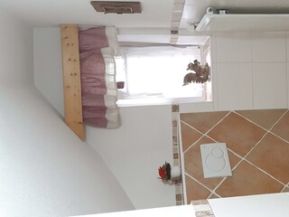 Die Toilette im Ferienhaus Tschernitz