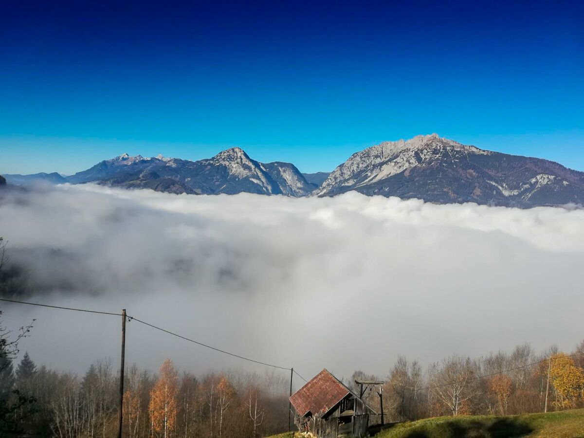 Moarbergerhof über der Nebeldecke