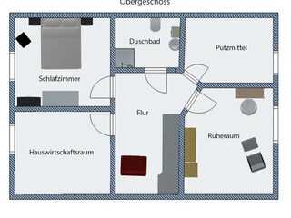 Grundriss 1 Etage