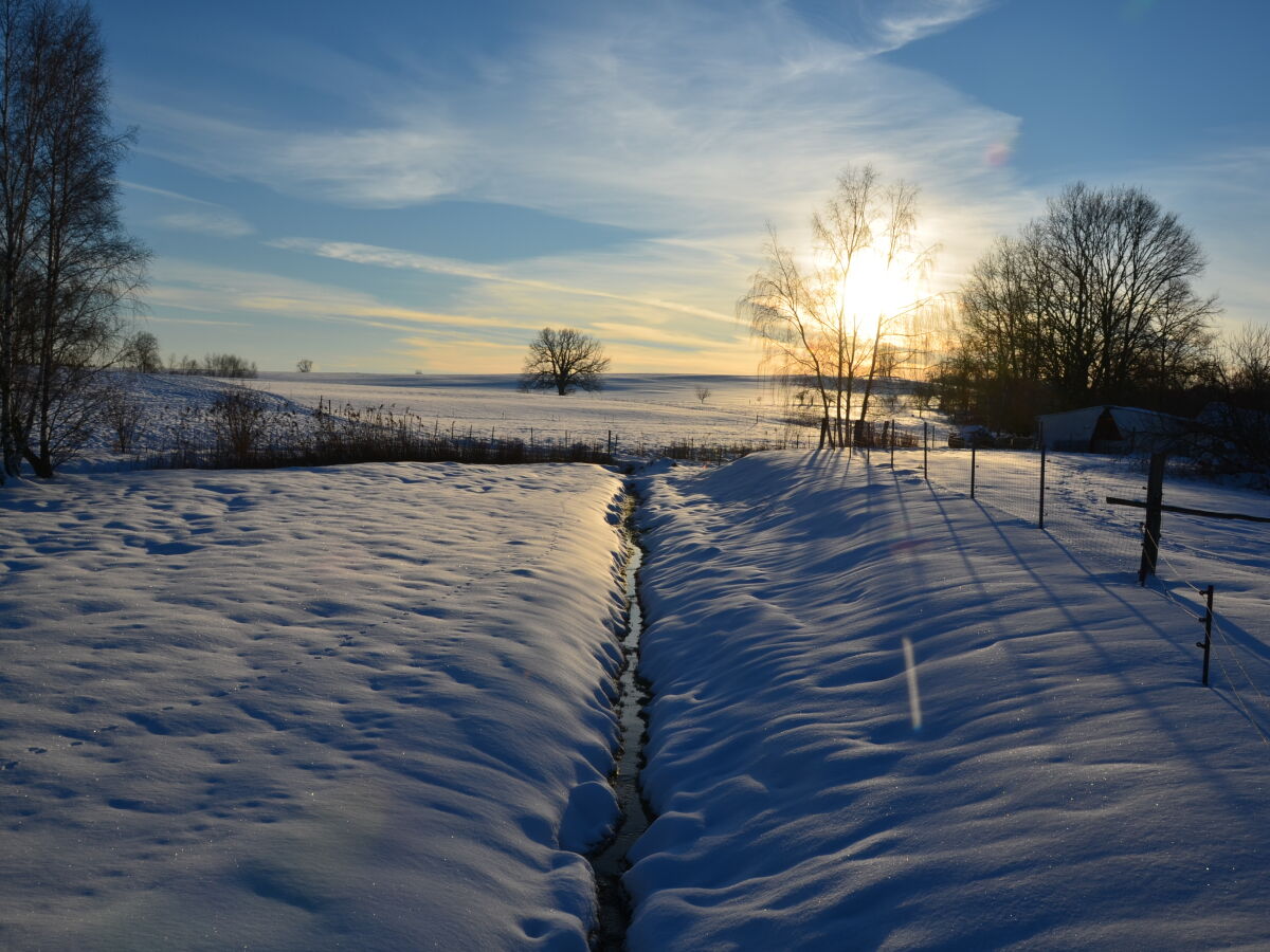 Winterliche Stimmung in Rammenau