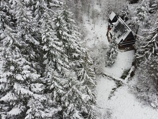 Luftaufnahme im Winter