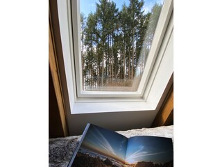 Romanischer Blick von der Couch