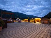 Roof terrasse with view in the Vinschgau