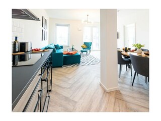 Hafenspitze App.2.21- Blick durchs Appartement