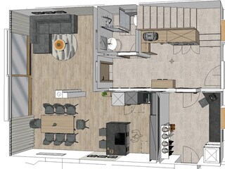 Vakantiehuis Mauterndorf Grondplan 40