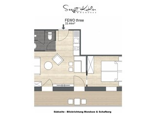 Appartamento Unterach am Attersee Pianta del piano 36