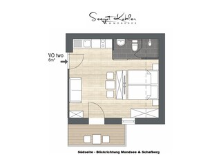 Appartamento Unterach am Attersee Pianta del piano 37