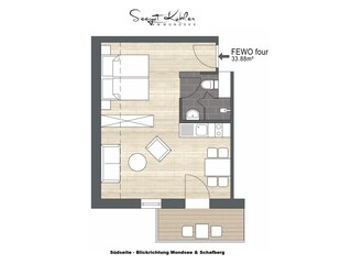 Appartamento Unterach am Attersee Pianta del piano 38