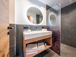Badezimmer Appartement Rastkogel