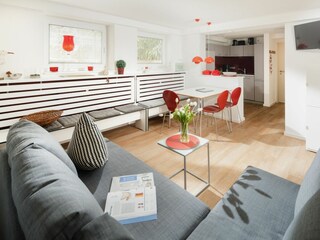 Norderney / Janusbox 1 - Wohn-/Essbereich