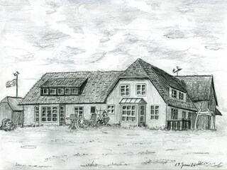 Zeichnung Haus Hughstian