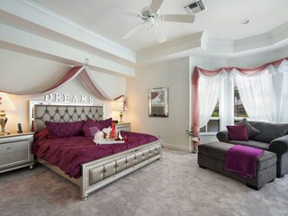 Master Schlafzimmer der Villa in Cape Coral, FL