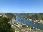 Ausblick aufden Rhein , unweit des Ferienhauses