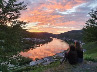 Diese romantische Aussicht ist nahe an der Villa gelege