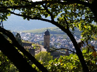 Der Runde Turm in Zell ist das Wahrzeichen der Stadt