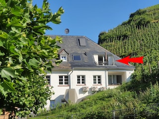 Villa 4 mit Blick in die Weinberge