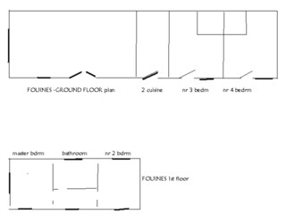 Grundriss Les Fouines + B&B Studios