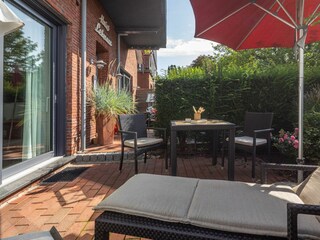 orderney / Haus Lehmann Up anner Siet - Terrasse