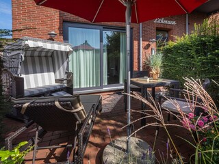 orderney / Haus Lehmann Up anner Siet - Terrasse