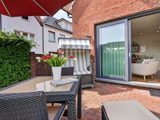 Norderney / Haus Lehmann Up anner Siet - Terrasse