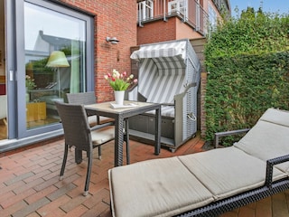 Norderney / Haus Lehmann Up rechte Siet - Terrasse