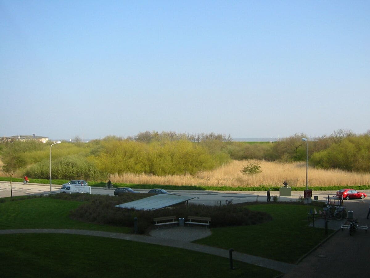 Blick vom Balkon Richtung Insel Neuwerk