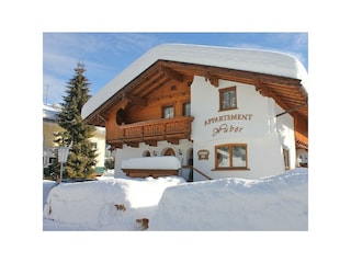 Appartement Huber - Hausansicht Winter